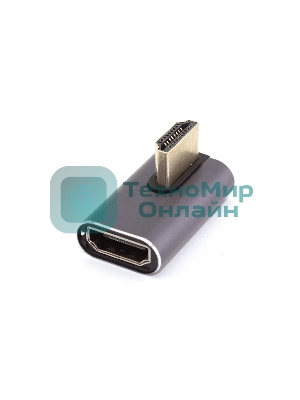 Переходник HDMI угловой папа-мама вправо