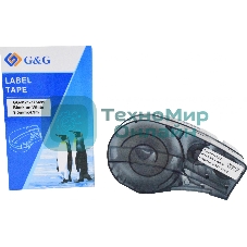 Картридж ленточный G&G GG-M21-375499 черный на белом 9.5x4.9 для Brady BMP21-PLUS, BMP21-LAB