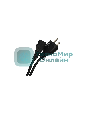 Кабель компьютер-розетка 220V EURO VDE 3G*1.0мм2 медь TELECOM TE021-CU 1,8м