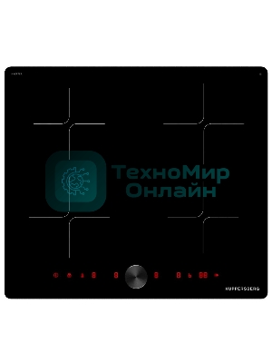 Индукционная варочная панель Kuppersberg ICI 608 High-Tech, индукция, 9 уровней мощности, inverter, таймер, пауза, Booster, автоматическое отключение, сенсорное управление/Magnet Pad, 3 авто программы, индикация остаточного тепла, черный