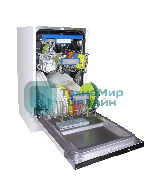 Встраиваемая посудомоечная машина Maunfeld MLP-08IM, черный, 44.8 см, 10 компл., 47 дБ, класс A++