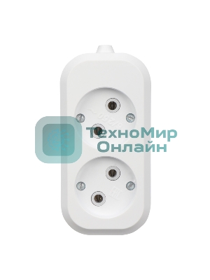 Колодка Rexant 2 гнезда без заземления