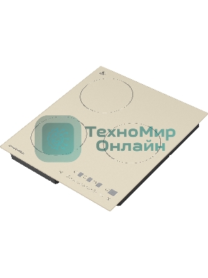 Индукционная варочная панель Maunfeld EVI.453-BG, конфорок: 3 шт., стеклокерамика, независимая, бежевый