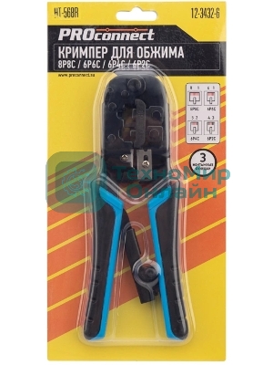 Кримпер PROconnect HT-568R для обжима 8P8C, 6P6C