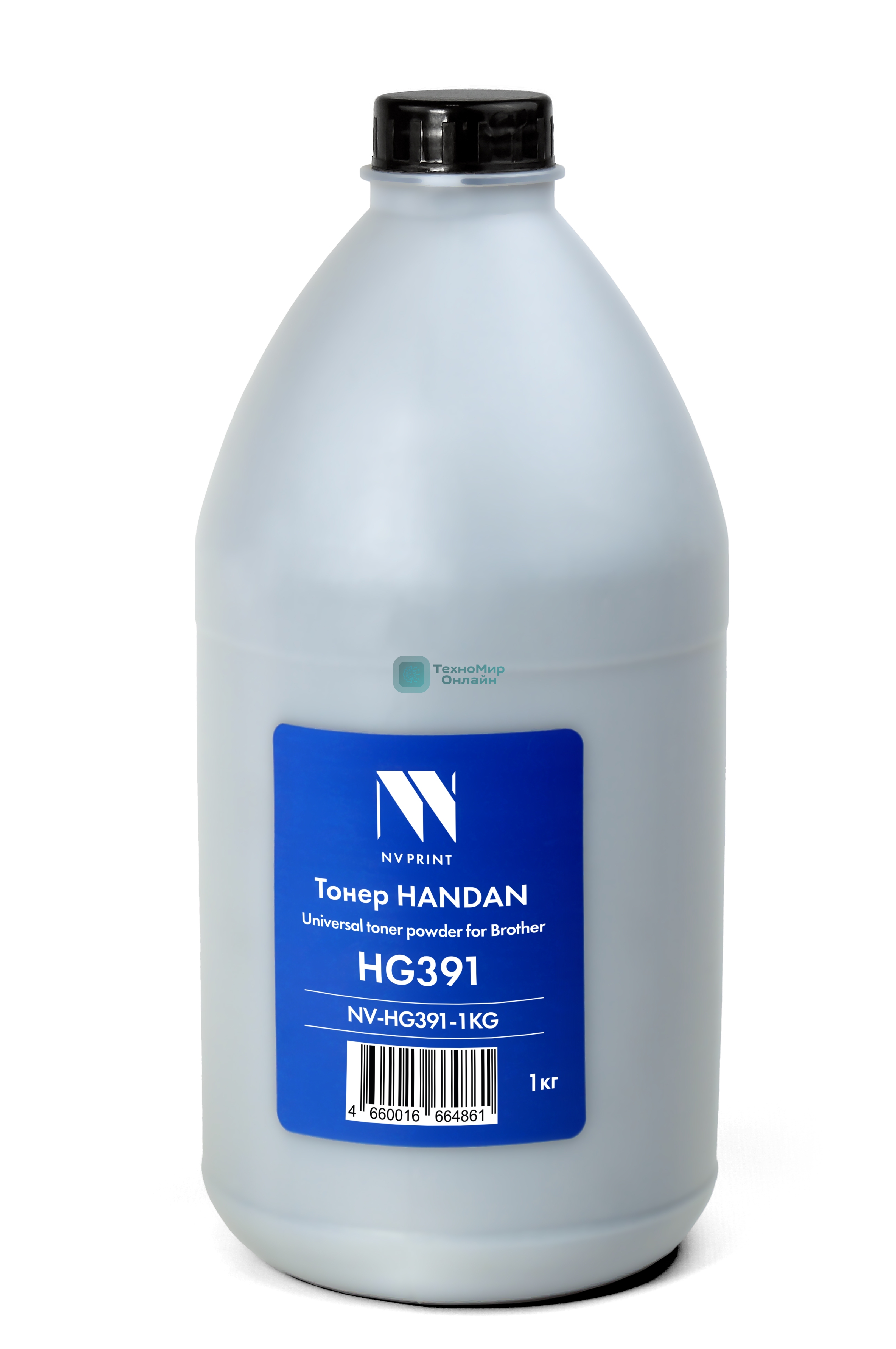 Тонер NVPrint Handan для Brother HG391 (1кг) HL-L2300/L2340/L2360/L2365/L2380/DCP-L2500/L2520/L2540/L2560/L2700/L2740, DCP-L2500/HL 2240,2250, 2270, FAX 2840, 2845, 2940, DCP 7060, 7065, 7070, MFC 7360, 7460, 7860/HL-2132, DCP-7057/HL-2130R/DCP-7055/HL-1110/1112 1210WR/1212WR/DCP-1510R/1512R/1610WR/1612WR/MFC-1810/1815R/1910/1912WR/HL-2030, 2040, 2045, 2070, 2075; DCP-7010/7025; MFC-7220/7420; FAX-2820/HL-2120/2140/2142/2150/2170/DCP-7030/7032/7040/7045/7320; MFC-7320/7340/7345/7440/7840 совместимый