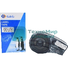 Картридж ленточный G&G GG-M21-500499 черный на белом 12.7x4.9 для Brady BMP21-PLUS, BMP21-LAB