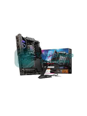 Материнская плата MSI MPG X870E CARBON WIFI, AM5, AMD X870E, 4xDDR5, 4xSATA, 4xM.2, 1xPCIe 5.0 x16, 1xPCIe 5.0 x4, 1xPCIe 4.0 x4, 1xHDMI, 2xUSB-C, 2x1Gb LAN, 9xUSB 3.2 Gen 2, 2xUSB4, 2x3.5 мм, 7.1, ATX