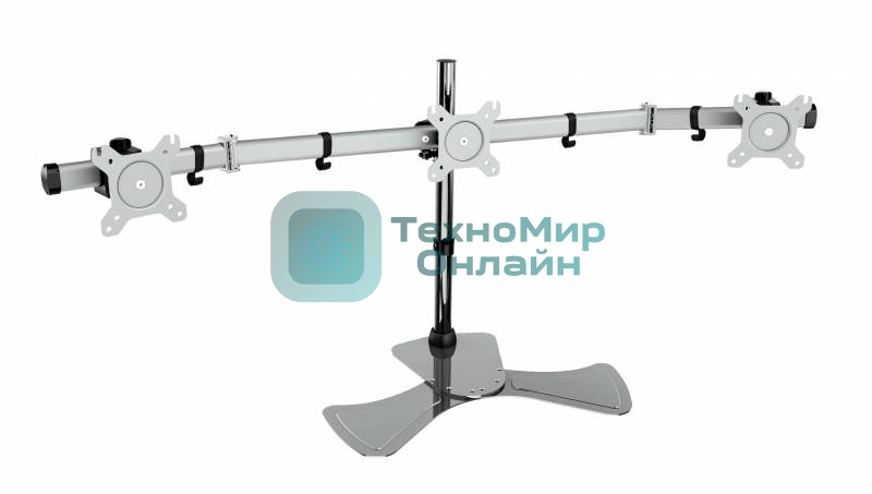 Кронштейн для мониторов Cactus CS-VM-MP330S-AL серебристый 15