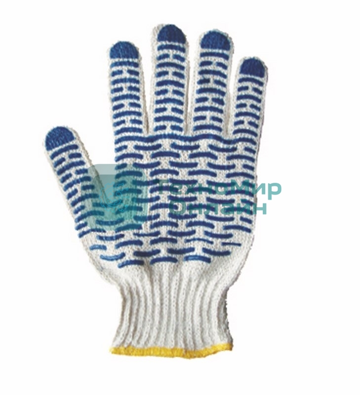 Перчатки Rexant х/б с покрытием ПВХ (