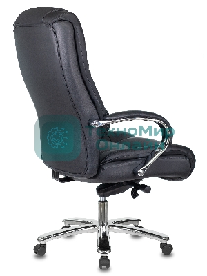 Кресло Бюрократ T-9925SL/BLACK черный, кожа