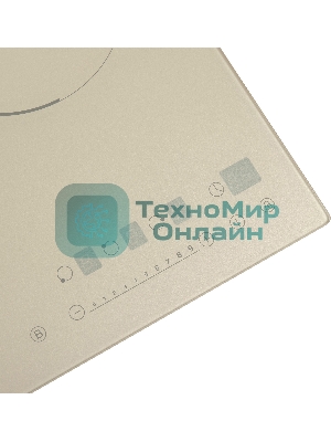 Индукционная варочная панель Maunfeld EVI.453-BG, конфорок: 3 шт., стеклокерамика, независимая, бежевый