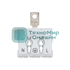 Клемма пружинная соединительная Rexant КСП 3-полюсная с заземлением и с монтажными ножками (100 шт./уп.)