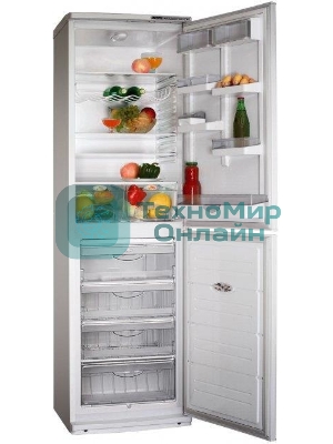 Холодильник Atlant ХМ-6025-080 серебристый двухкамерный 225/139л морозилка снизу