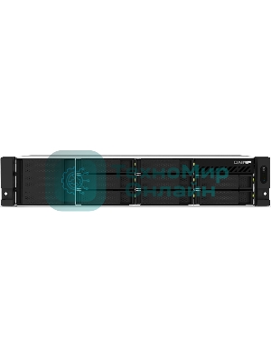 Сетевое хранилище SMB QNAP TS-873AeU-RP-4G NAS 8 HDD trays, 2x 2.5 GbE. 64-bit 4-core AMD V1500B 2,2 GHz, 4 Gb. RAM (1*4 Gb) up to 32Gb (2*16 Gb), 2 x M2 2280 (PCIe Gen3 x 1), 2xPSU W/o rail kit RAIL-B02
