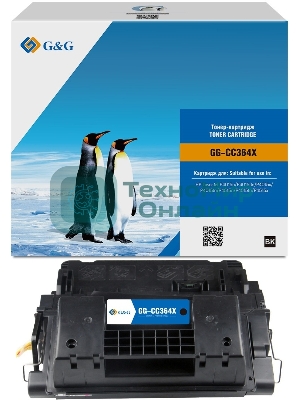 Картридж лазерный G&G GG-CC364X черный (24000 стр.) для HP LJ P4015/P4515
