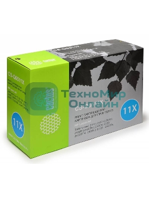 Картридж лазерный Cactus CS-Q6511X черный (12000 стр.) для HP LaserJet 2410/2420/2420DN/2430