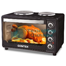 Мини-печь Centek CT-1530-36 PLATE черный