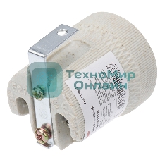 Патрон керамический E27 Rexant с держателем