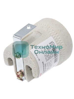 Патрон керамический E27 Rexant с держателем