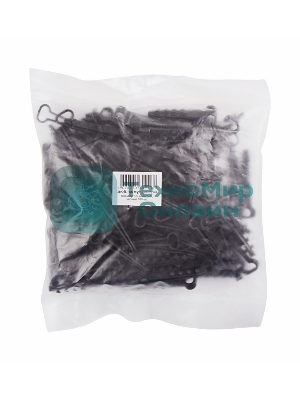 Дюбель-хомут нейлоновый прямоугольный PROconnect 5-10 мм, черный, упаковка 100 шт.