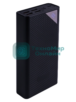 Портативный аккумулятор Digma DGP-30000-4U Li-Pol 30000mAh 3A черный 2xUSB