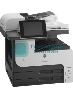 МФУ лазерное HP LaserJet Enterprise MFP M725dn (CF066A), A3, ч/б, печ. до 41 стр/мин., скан. до 50 стр/мин., 1200 x 1200 dpi (печать) 600x600dpi (скан.), USB, RJ-45, Air Print