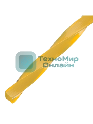 Леска для триммера Denzel витой квадрат, 2,4мм х 243м, на DIN катушке FLEX CORD