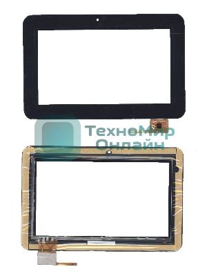 Сенсорное стекло (тачскрин) DY-F-07029-V2, черное