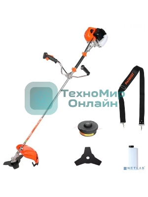 Триммер бензиновый Patriot PT 443 The One (1+1) 1840Вт 2.5л.с. неразбор.штан. реж.эл.:леска/нож