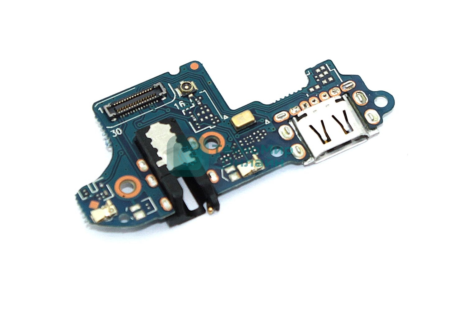 Нижняя плата с разъемом зарядки и микрофоном для Realme 3i