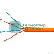 Кабель Cablexpert UPC-5051E-LSZH-4-CU indoor, UTP-LSZH 4x2x0.51, медный, кат.5e, однож., 305м, box, оранжевый