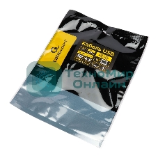 Кабель USB2.0 Cablexpert ССP-USB2.0-240W-1M Type-C/Type-C, 5А, 240Вт, PD3.1/QC4.0, медь, алюминиевые коннекторы, оплетка, 1м, черный, пакет