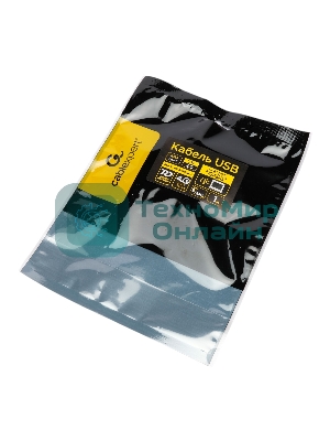 Кабель USB2.0 Cablexpert ССP-USB2.0-240W-1M Type-C/Type-C, 5А, 240Вт, PD3.1/QC4.0, медь, алюминиевые коннекторы, оплетка, 1м, черный, пакет