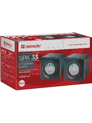 Акустическая система Defender SPK 33 (2.0,5 Вт, питание от USB)