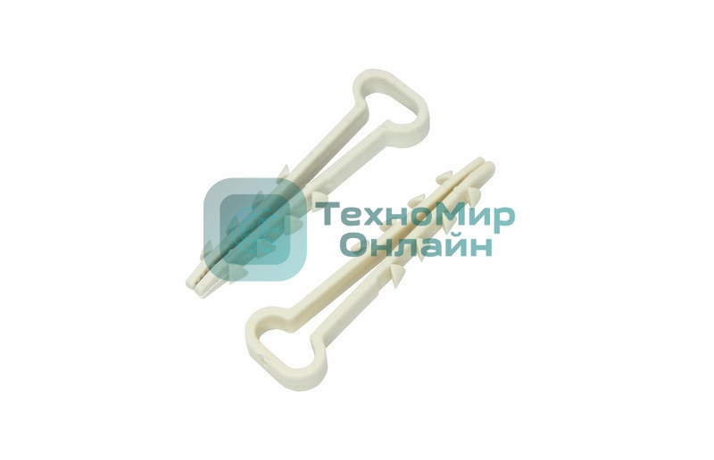 Дюбель-хомут нейлоновый прямоугольный PROconnect 5-10 мм, белый, упаковка 100 шт.