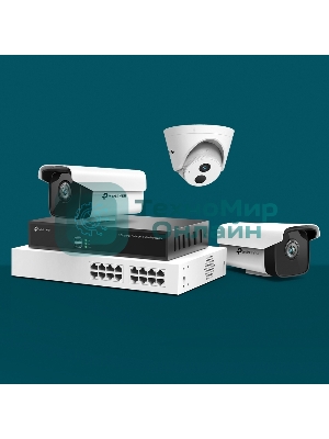 Турельная IP камера TP-Link VIGI C400HP-4 VIGI, 3 МП