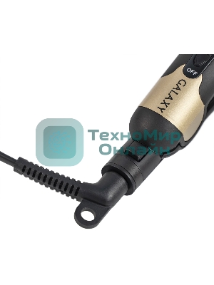 Выпрямитель для волос Galaxy Line GL 4519 черный/золотистый, 24 мм, 180 °C, 1 режим