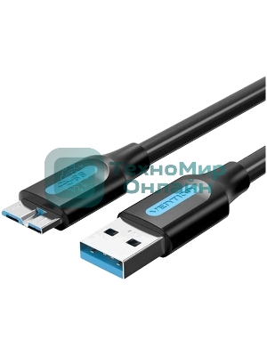 Кабель Vention USB 3.0 AM/micro B - 0,25м. Кабель Vention USB 3.0 AM/micro B - 0,25м.