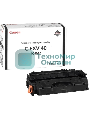 Картридж лазерный Canon C-EXV40 TONER BK EURC-EXV40 3480B006 черный (6000стр.) для Canon iR1133/1133A/1133iF
