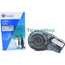 Картридж ленточный G&G GG-M210-750595WT черный на белом 19.1x6.4 для Brady M210/M211/M210-LAB