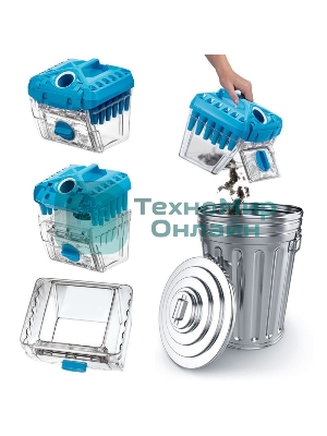 Моющий пылесос Thomas DryBOX Amfibia черный/голубой, 325/1700 Вт, уборка влажная/сухая/сбор жидкости, пылесборник контейнер 2.6 л