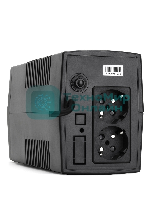 Источник бесперебойного питания Crown CMU-500X (480 ВА/240 Вт; Off-Line; 1 х Euro + 1 х IEC-320 резервным питанием и фильтрацией; 12V/4,5AH х 1; пластик)