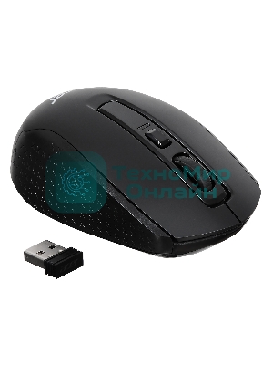 Мышь беспроводная Acer OMR060 черный, 1600 dpi, радиоканал, USB, кнопки - 6