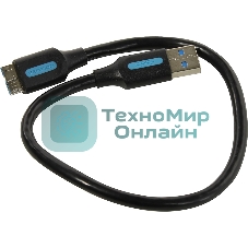 Кабель Vention USB 3.0 AM/micro B - 0,25м. Кабель Vention USB 3.0 AM/micro B - 0,25м.