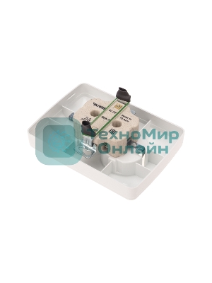 Розетка Kranz 2-ая DEA керамика с/з с/у 16А белый (1/10/100)