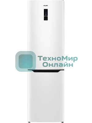 Холодильник Atlant ХМ-4624-109-ND белый двухкамерный 235/94л морозилка снизу, No Frost