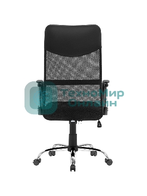 Кресло Defender ATX черный, сетка, 120 кг, механизм качания