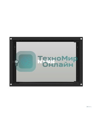 Шкаф коммутационный NTSS Lime (NTSS-WL6U5535GS-BL) настенный 6U 550x350 мм пер. дв. стекл несъемн. бок. пан. 30 кг черный 270 мм 8.4 кг 110 град. 370 мм IP20 сталь