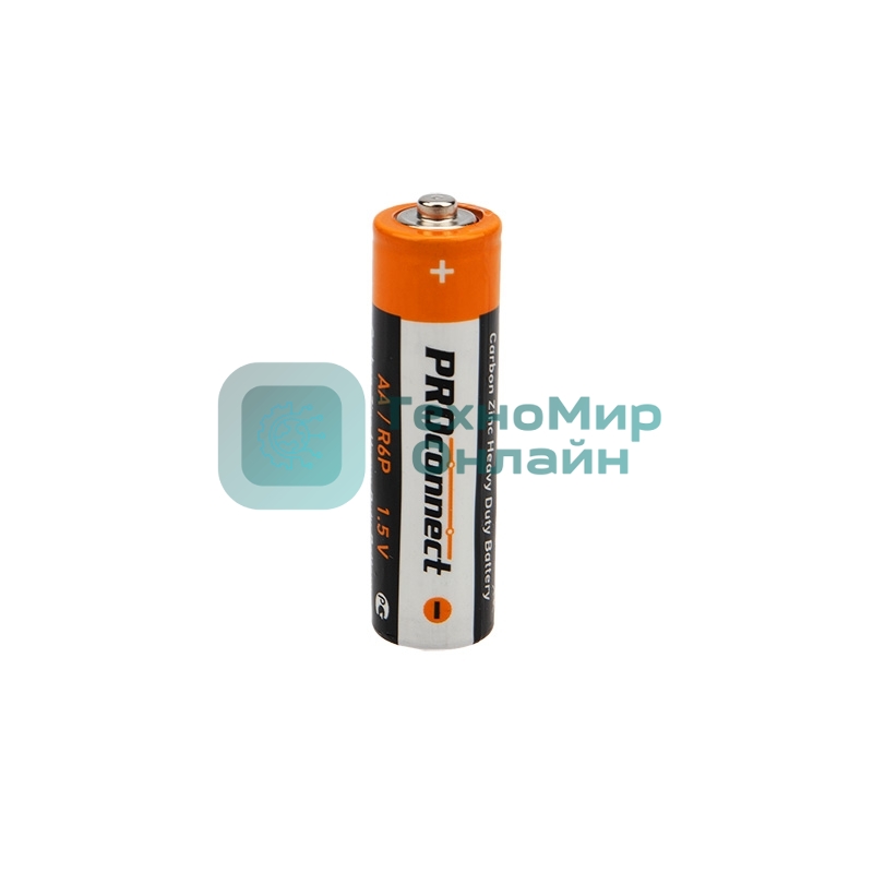 Солевая батарейка АА PROconnect (R6P)