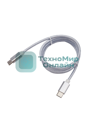 Кабель Rexant Type-C - Type-C 2,4A/1м/PVC/белый